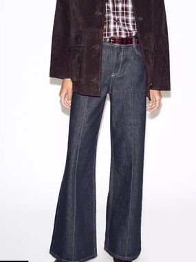Zara wide leg jeans brand new